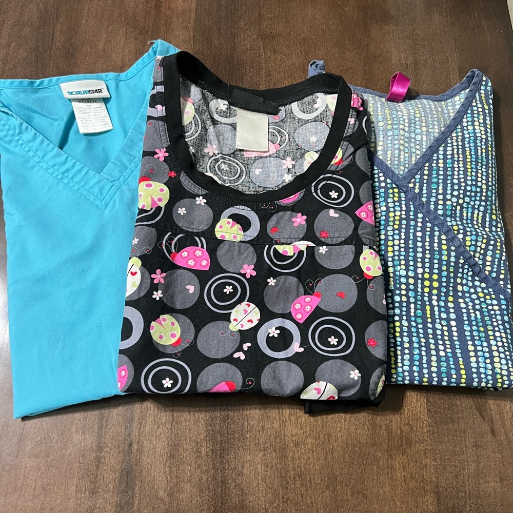 Scrub top bundles